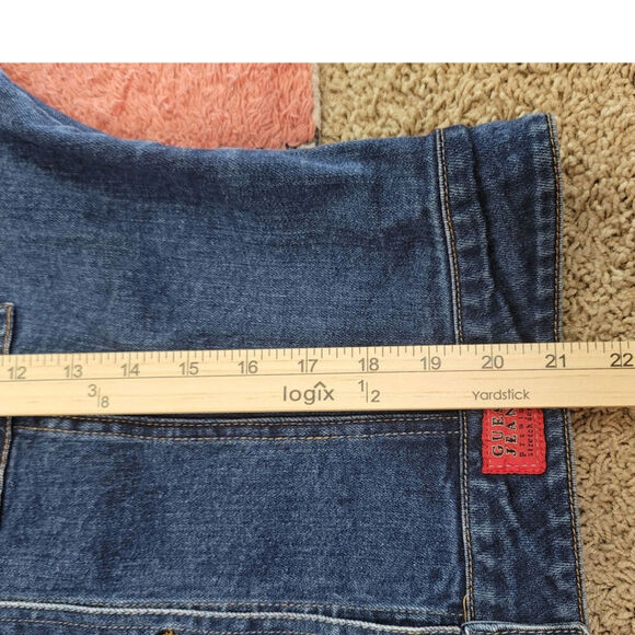GUESS USA Y2K VINTAGE DENIM JEAN JACKET, sz MEDIUM - Picture 12 of 13